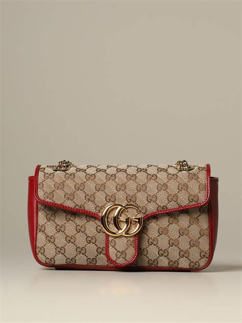 borsa gucci bera rossa bianca|borse tracolla donna Gucci.